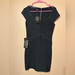Bebe black Bandage Mini Dress NWT